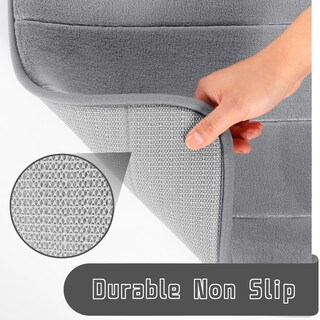 Foto 5 | Juego de Tapete de Baño Yimobra 2 Piezas Grises - Venta Internacional