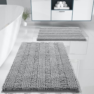 Foto 1 | Tapete para Baño Yimobra Gris 2 Piezas - Venta Internacional