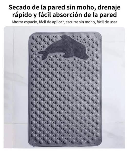 Foto 5 pulgar | Lujoso Tapete De Baño Xtellar Con Diseño Antiderrapante De Ventosas 35x70cm