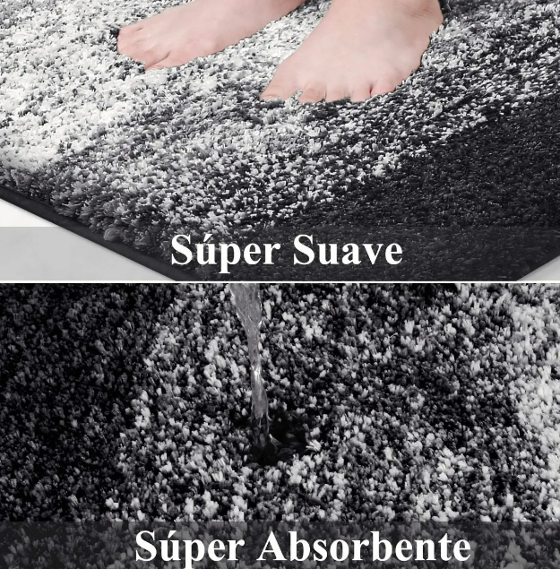 Foto 3 pulgar | Moderno Y Elegante Tapete De Baño Xtellar Antideslizante Y Súper Absorbente
