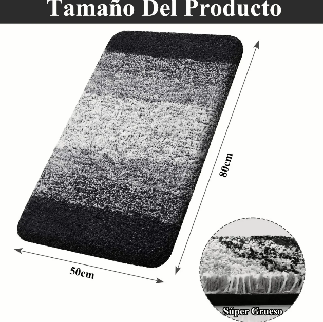 Foto 5 pulgar | Moderno Y Elegante Tapete De Baño Xtellar Antideslizante Y Súper Absorbente