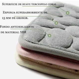 Foto 2 | Exclusivo Tapete Antideslizante Para Baño Xtellar - Absorción Ultra Rápida Y Suavidad Excepcional