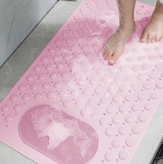 Foto 2 | Xtellar Lujo Y Seguridad En Tu Baño: Tapete Antiderrapante De Masaje Con Ventosas Potentes