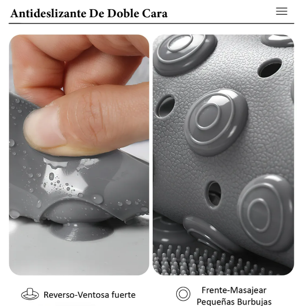 Foto 4 pulgar | Xtellar Lujo Y Seguridad En Tu Baño: Tapete Antiderrapante De Masaje Con Ventosas Potentes