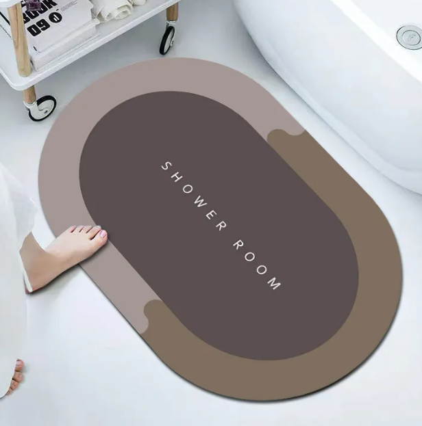 Foto 4 pulgar | Set De 2 Tapetes De Baño Antideslizantes Xtellar Elegante De Microfibra Ultra Suave Y Absorbente