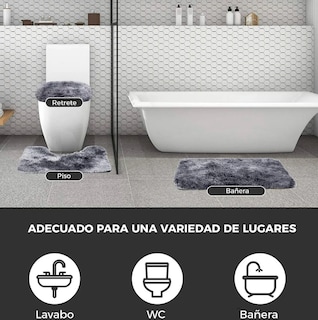 Foto 4 | Juego De Alfombras De Baño Xtellar
