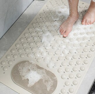 Foto 2 | Xtellar Lujo Y Seguridad En Tu Baño: Tapete Antiderrapante De Masaje Con Ventosas Potentes