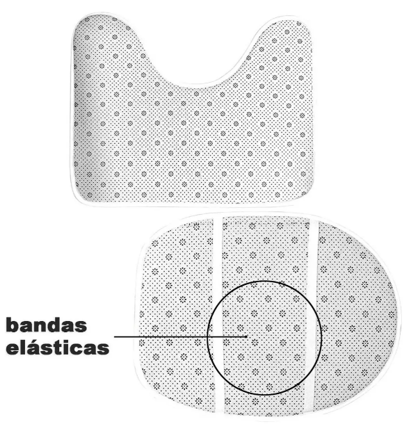 Foto 4 pulgar | Juego De Alfombras De Baño Xtellar