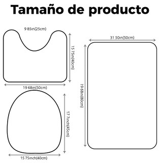 Foto 4 | Juego De Alfombras De Baño Xtellar