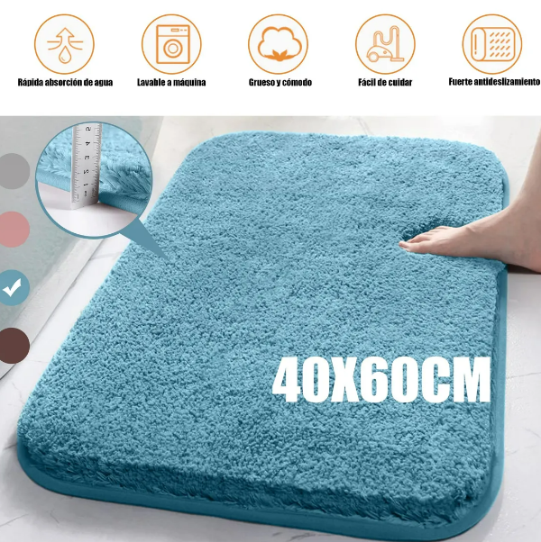 Foto 2 | Tapete De Baño Xtellar  Absorbente Ultra Suave, Antideslizante