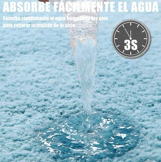 Foto 4 | Tapete De Baño Xtellar Absorbente Ultra Suave, Antideslizante