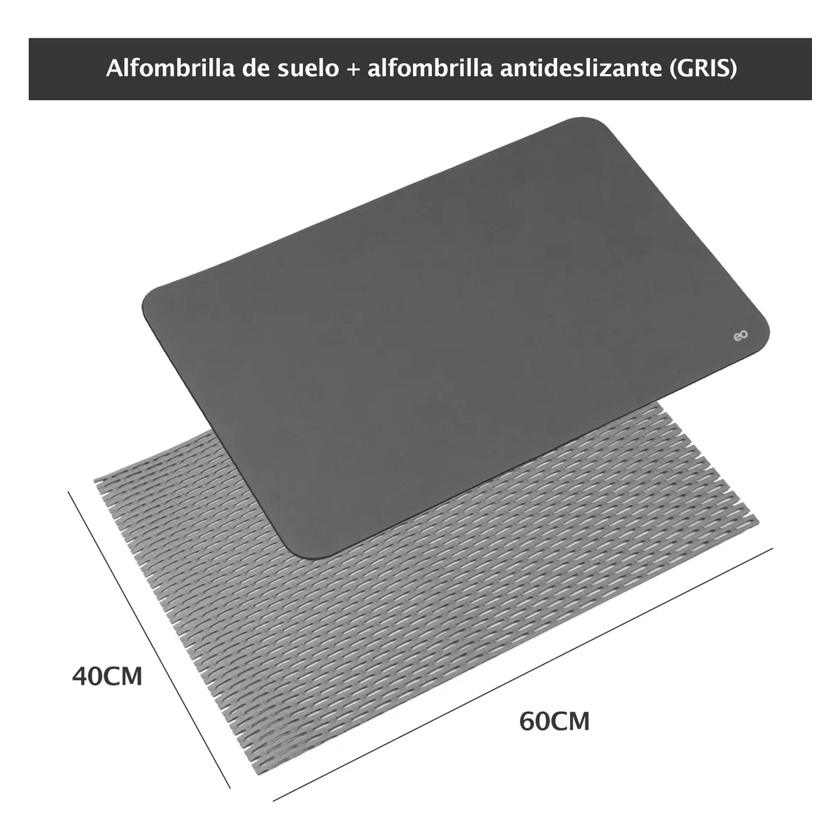 Foto 3 | Par Tapete Baño De Piedra De Diatomeas Secado Ultra Rápido Eo Safe Imports Esi-18869 Gris