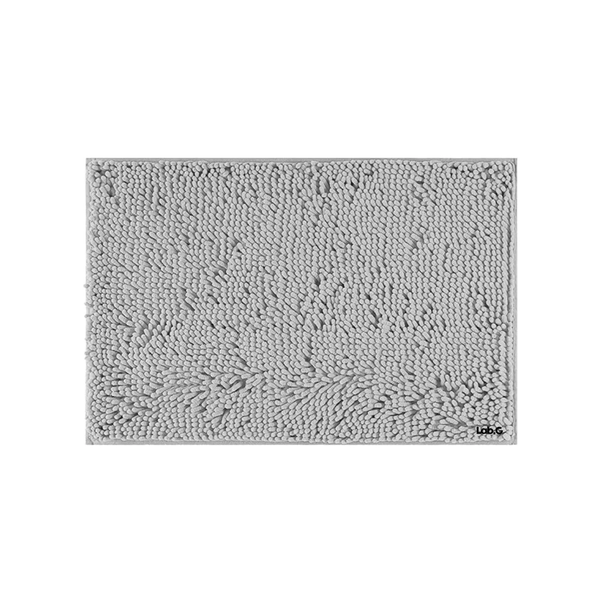 Alfombrilla De Baño Lab.g Decorativa Suave Gris