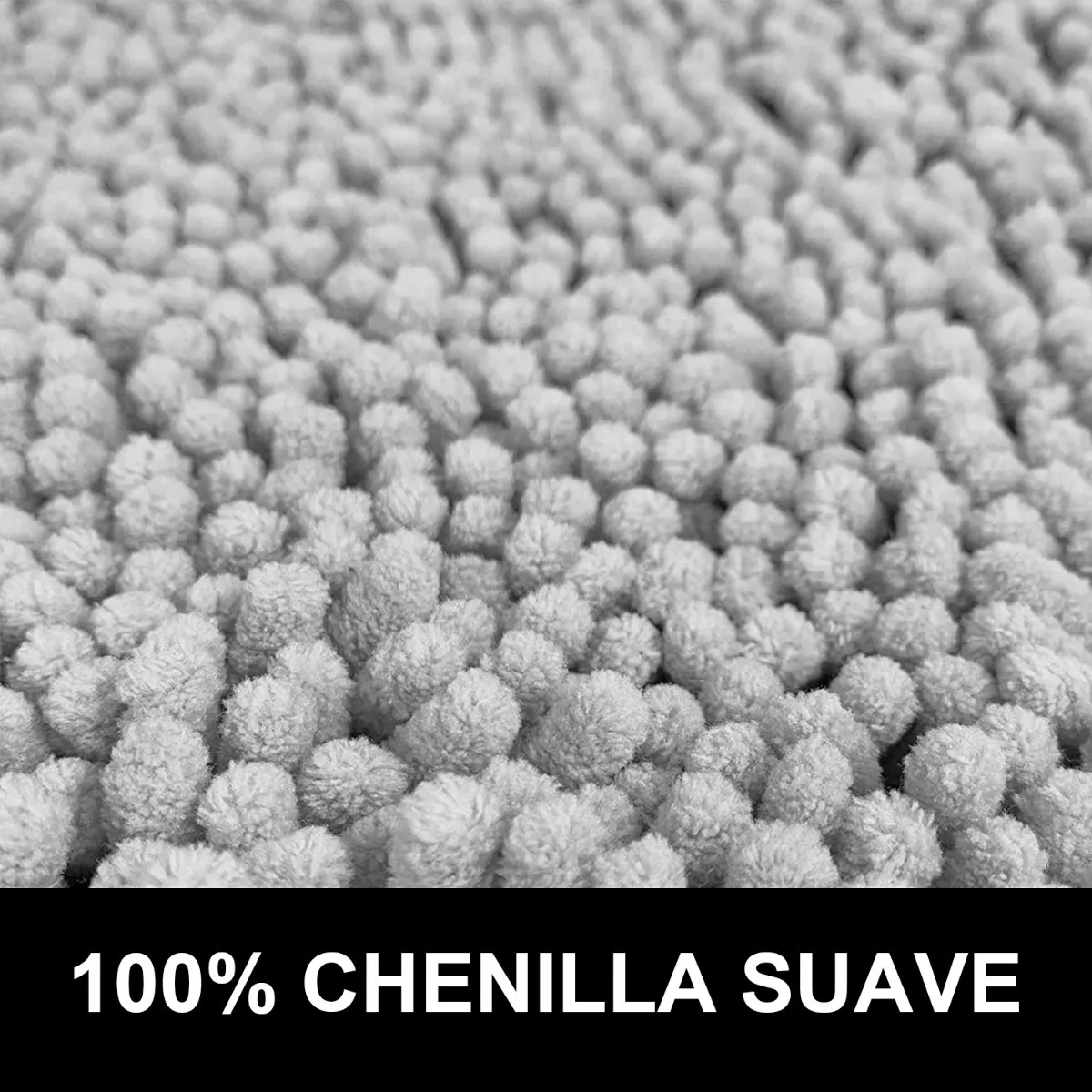Foto 4 pulgar | Alfombrilla De Baño Lab.g Decorativa Suave Gris