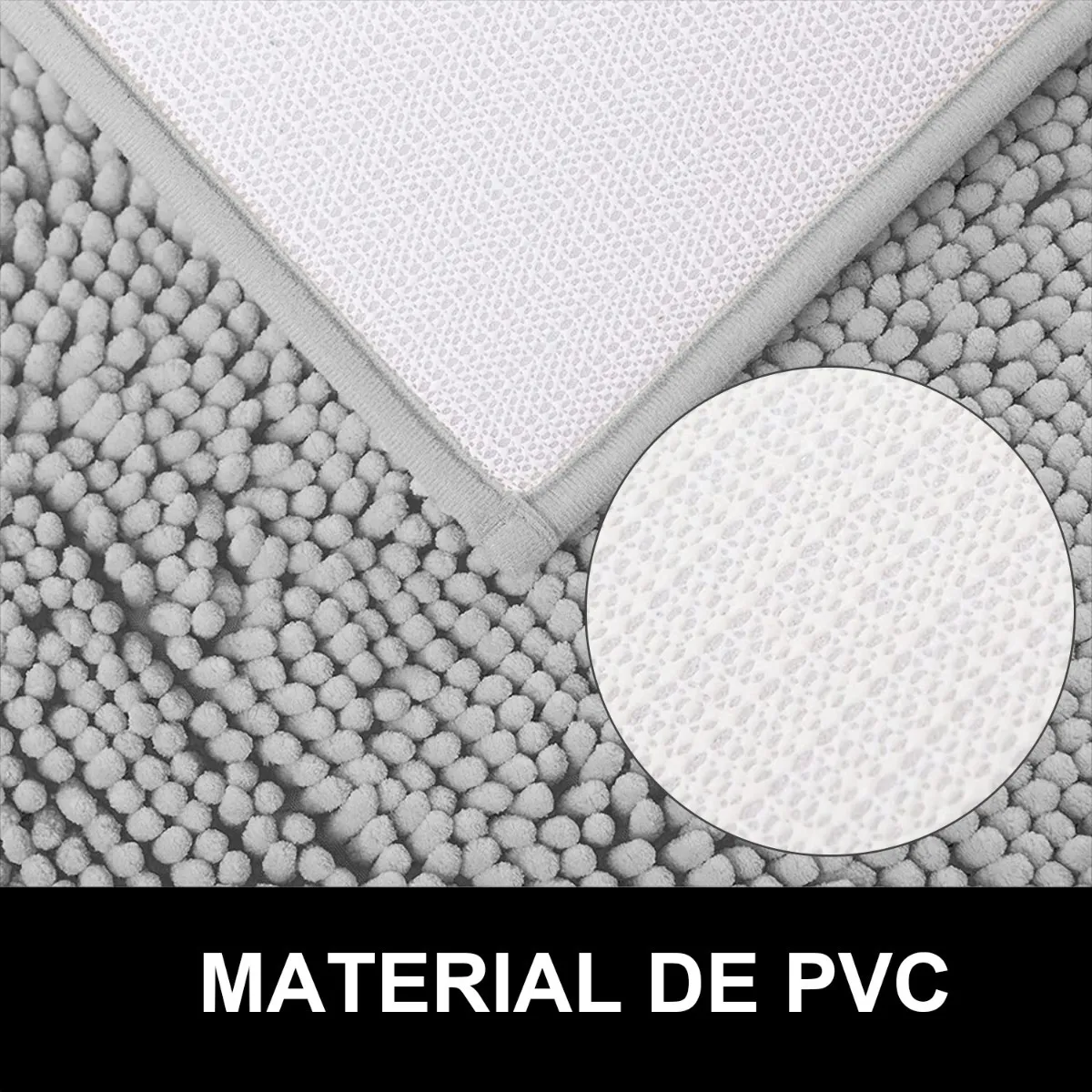 Foto 5 pulgar | Alfombrilla De Baño Lab.g Decorativa Suave Gris