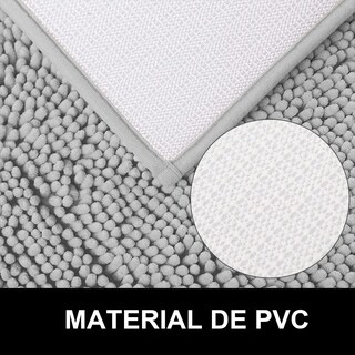 Foto 4 | Alfombrilla De Baño Lab.g Decorativa Suave Gris