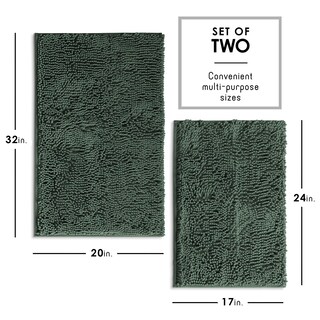 Foto 7 | Tapetes para Baño Antideslizantes Hunter Hearth & Harbor 2 Piezas - Venta Internacional