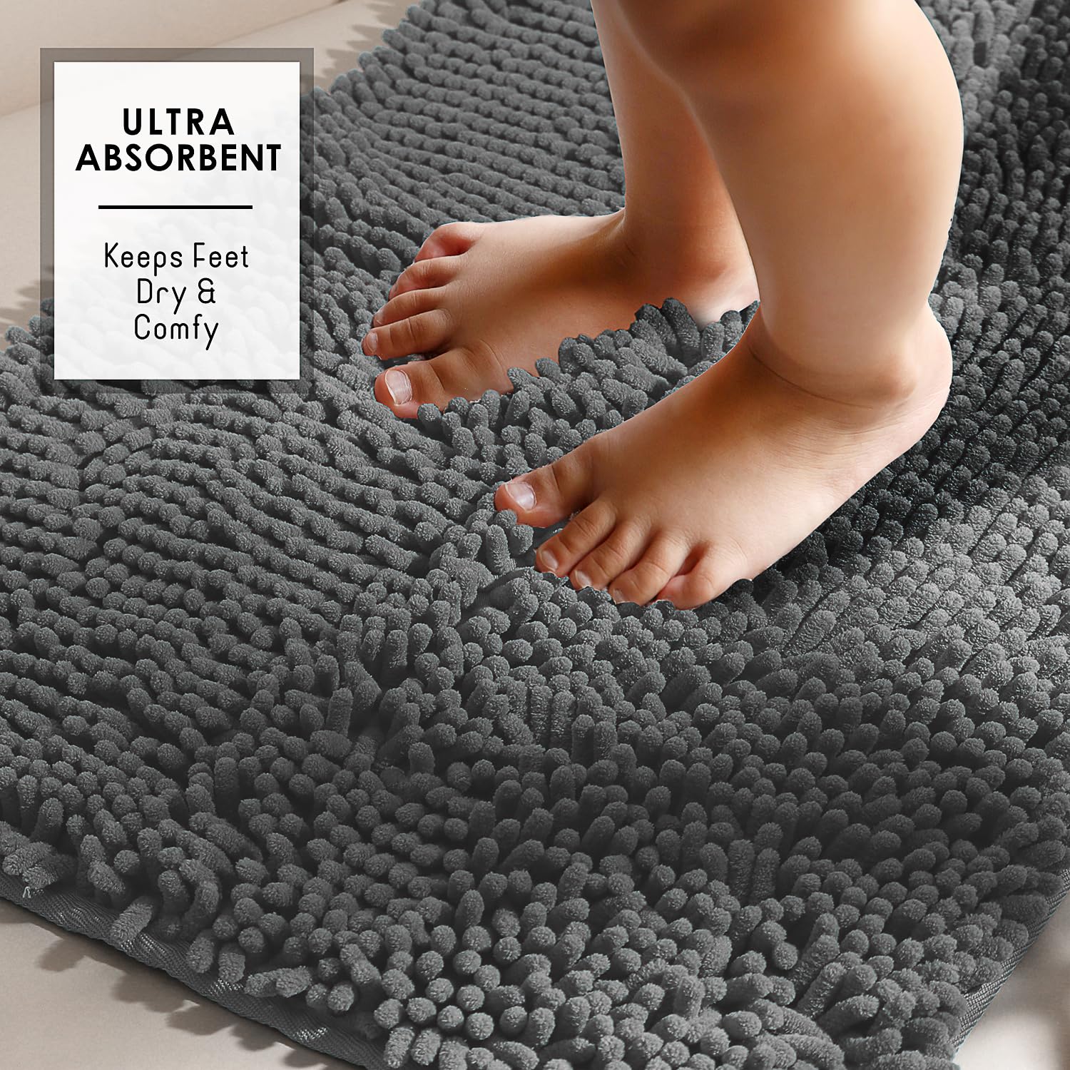 Foto 4 | Tapetes para Baño Antideslizante Hearth & Harbor 2 Piezas - Venta Internacional