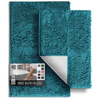 Foto 1 | Tapetes para Baño Azul Hearth & Harbor 2 Piezas - Venta Internacional