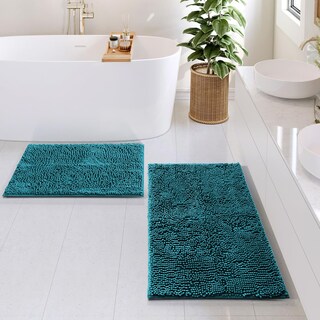 Foto 2 | Tapetes para Baño Azul Hearth & Harbor 2 Piezas - Venta Internacional