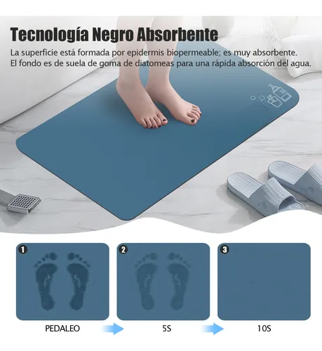 Foto 3 pulgar | Tapete Baño Xtellar De Secado Ultra Rápido 2 Piezas