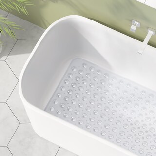 Foto 2 | Alfombrilla De Ducha Amazerbath Antideslizante Con Ventosas 100 X 40 Cm Transparente - Venta Internacional.