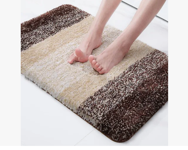 Tapete Baño Antideslizante Absorbente Suave Alfombra De Baño