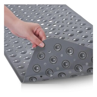 Foto 2 | Tapete De Baño Antiderrapente Para Regadera Con Ventosas Eo Safe Imports Esi-21263 Gris