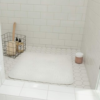 Foto 4 | Alfombrilla De Ducha Duck Brand Softex Lavable A Máquina 53 X 53 Cm Color Blanco - Venta Internacional.