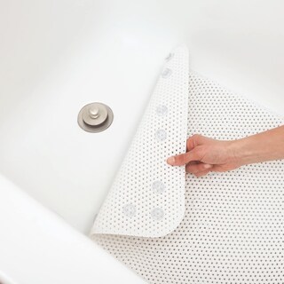 Foto 7 | Alfombrilla De Ducha Duck Brand Softex Lavable A Máquina 53 X 53 Cm Color Blanco - Venta Internacional.
