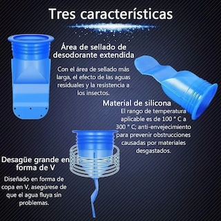 Foto 3 | Válvulas Antiolores Eo Safe Imports Esi9784 para Coladeras 6 Piezas