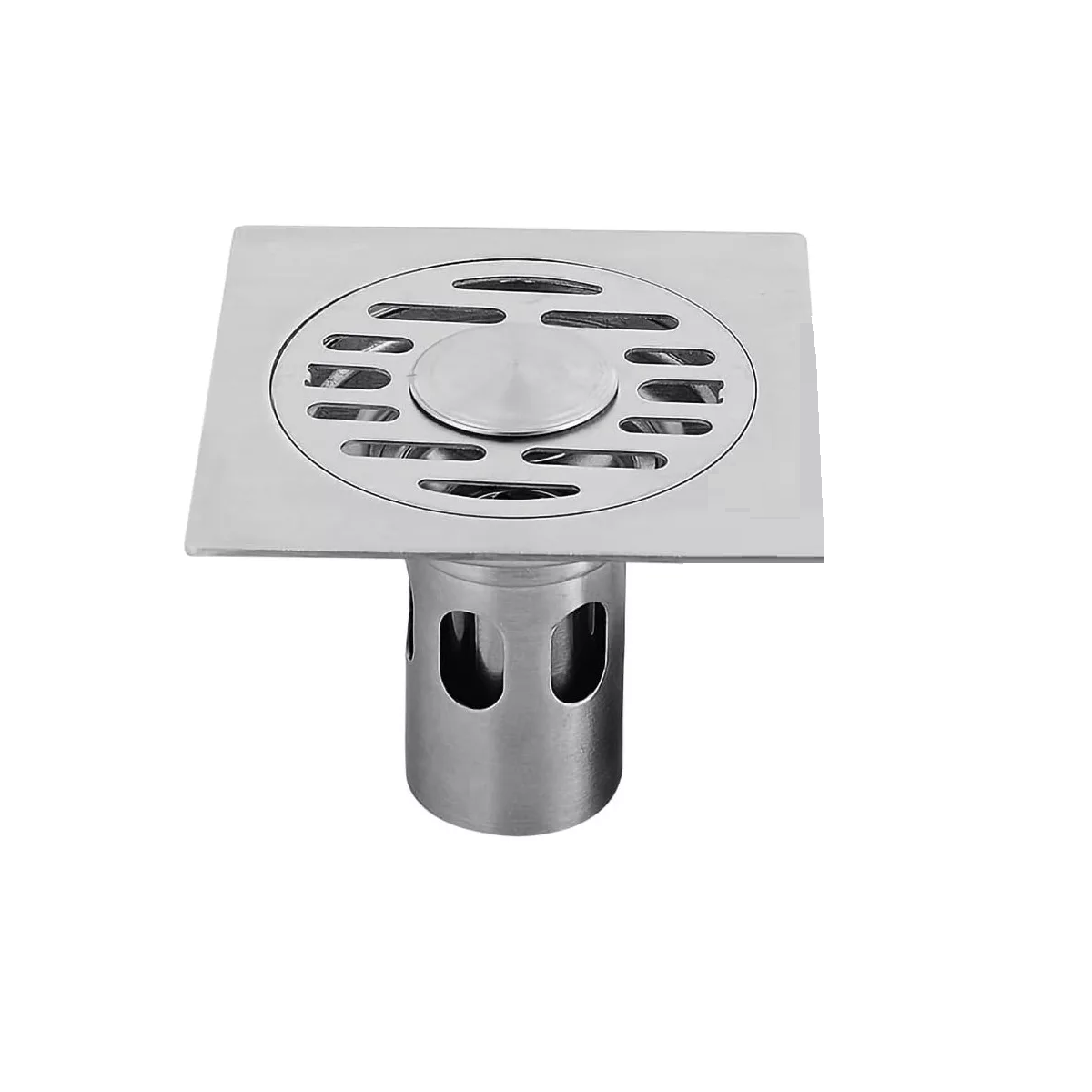 Coladera de Acero Inoxidable Drenaje Rápido Piso Desagüe Eo Safe Imports ESI-18184 Plata