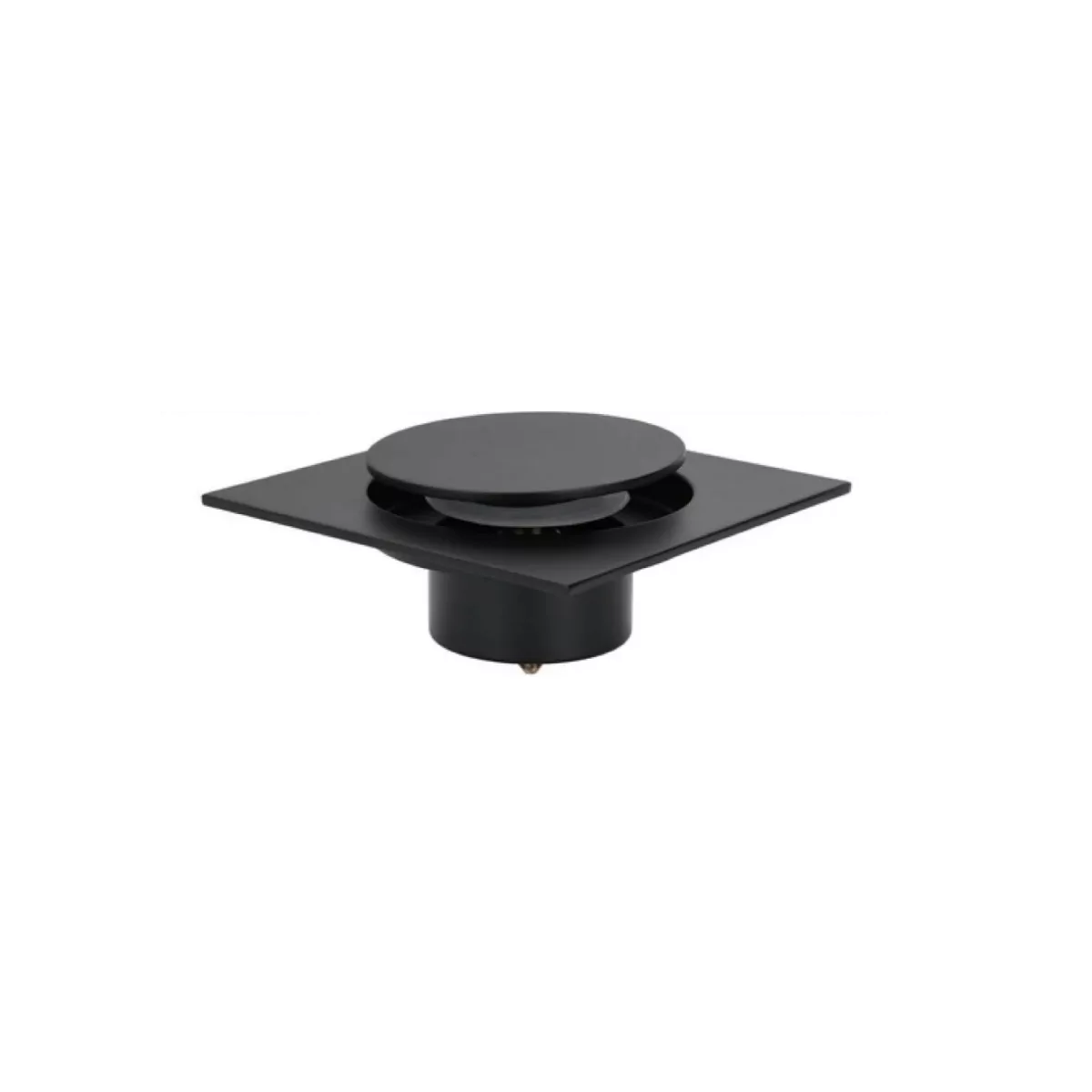 Coladera Cuadrada Baño Inoxidable Válvula Antiolores Eo Safe Imports ESI-18185 Negro