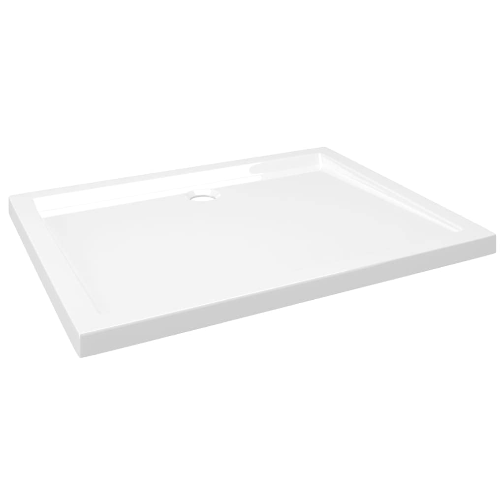 Foto 1 | Plato De Ducha Vidaxl Rectangular De Fibra De Vidrio Abs 80x100 Cm - Venta Internacional.