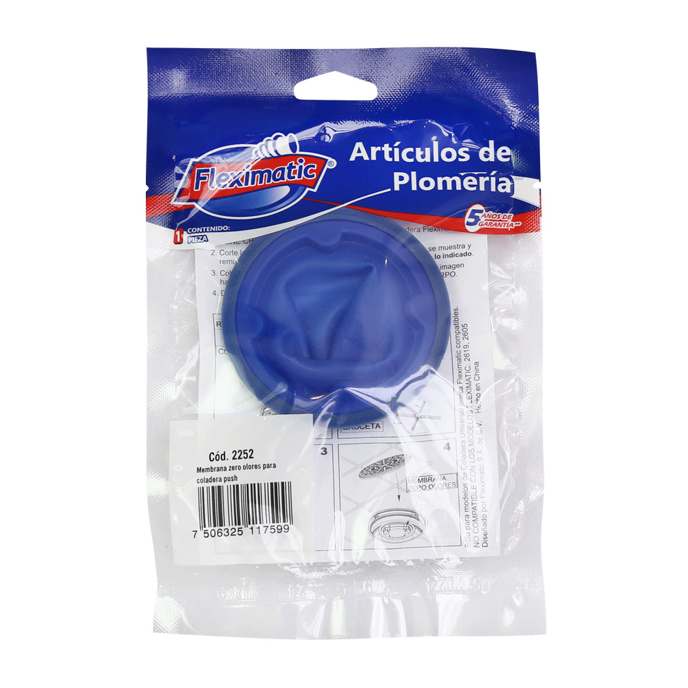 Foto 5 pulgar | Membrana Check Anti-olores Para Coladera Push