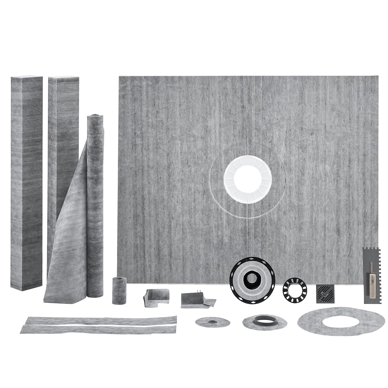 Foto 2 pulgar | Kit De Bordillos De Ducha Vevor 48 X 60 Cm Con Membrana Impermeable - Venta Internacional.