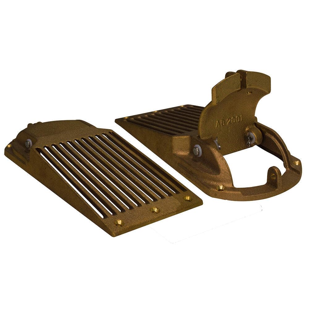 Colador Tipo Cuchara Con Casco Ranurado De Bronce Y Puerta De Acceso Groco - Venta Internacional.