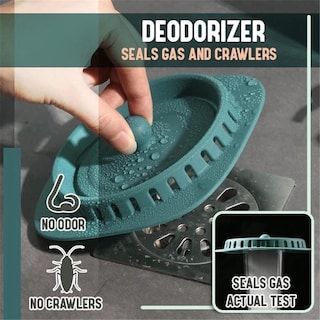 Foto 4 | Almohadilla Filtrante De Desodorante Antiobstrucción De Silicona Para Lavabo De Baño - Venta Internacional.