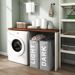 Foto 7 | Cesto de Ropa Fabato Fa3452gry 2 en 1 color Gris
