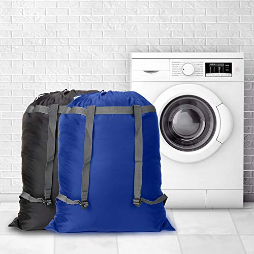 Foto 4 | Venta Internacional- Paquete 2 Bolsas Lavandería Extra Grande Tipo Mochila 27'' X 34'' Resistente y Durable