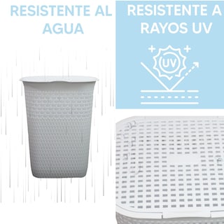 Foto 3 | Cesto Tipo Canasta Jauz Improvement Blanco