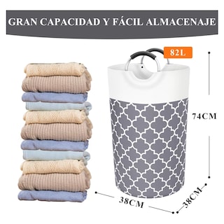 Foto 2 | Cesto De Ropa Plegable Eo Safe Imports Esi-17674 Gris