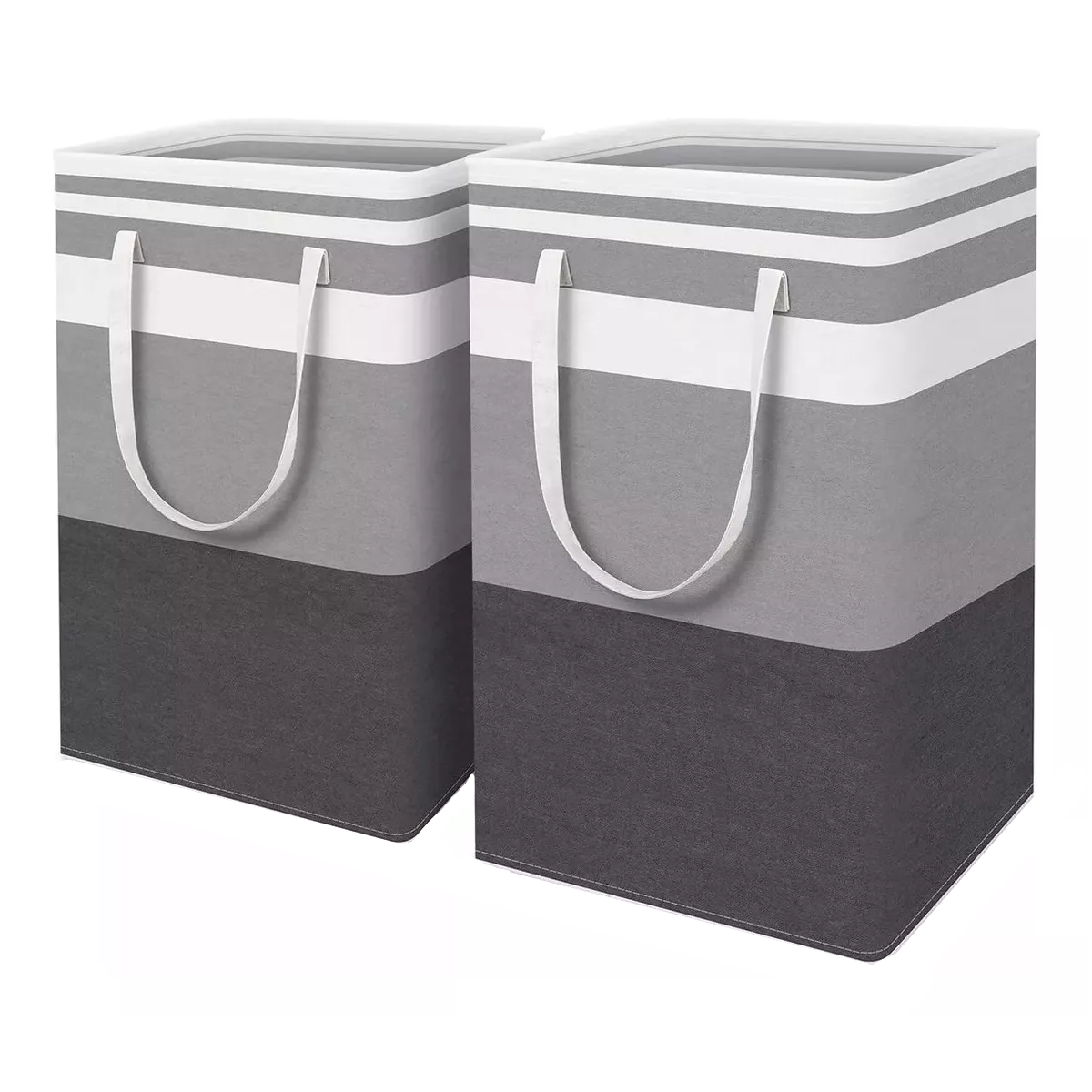 Cesto de Ropa Eo Safe Imports Gris 2 Piezas