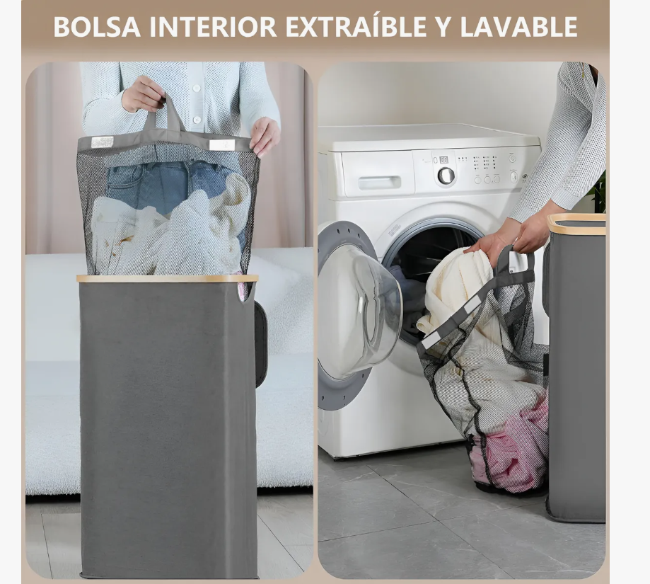Foto 4 pulgar | Cesto de Ropa Arizona Plegable 110 L