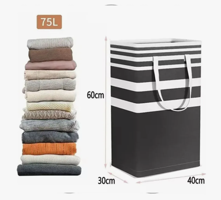 Foto 4 pulgar | Cesto de Ropa Tucson Plegable 2 Piezas de 75 L C/U