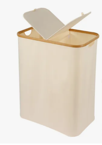 Foto 1 | Cesto De Ropa Sucia Con 2 Bolsas Plegable
