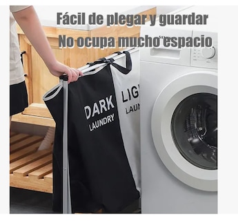 Foto 4 | Cesto Grande Para Ropa Sucia Plegable 3 Secciones