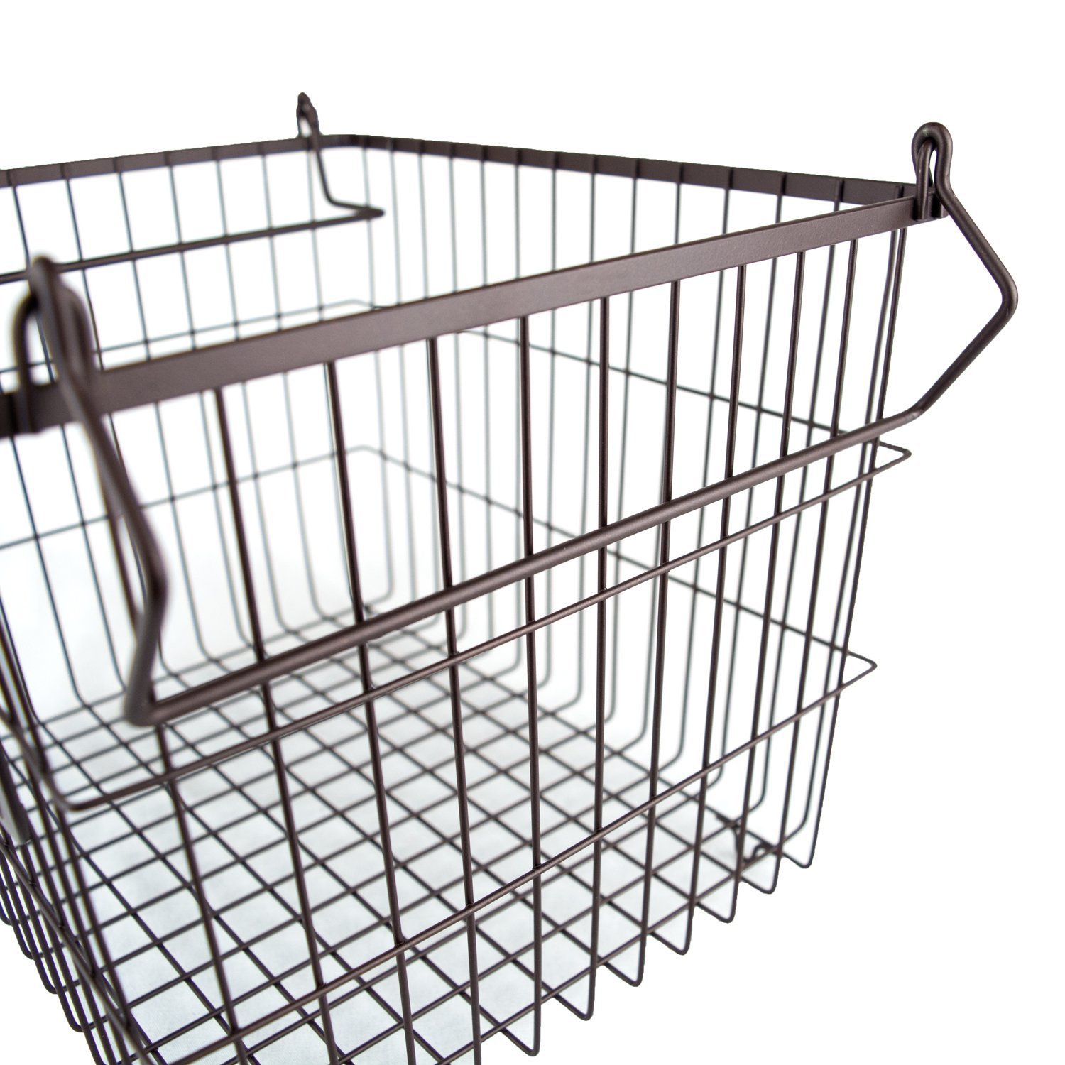 Foto 2 | Cesta Dii Rectangular Metálica De Bronce De 33 X 25 X 28 Cm - Venta Internacional.