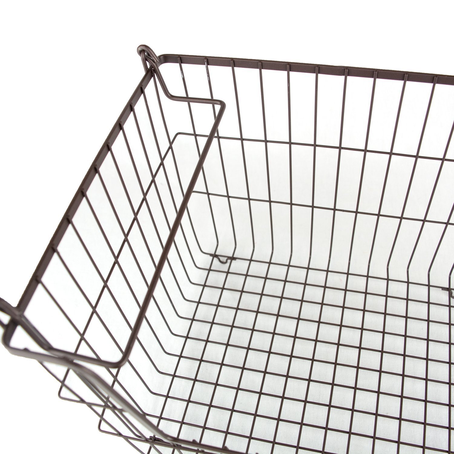 Foto 5 pulgar | Cesta Dii Rectangular Metálica De Bronce De 33 X 25 X 28 Cm - Venta Internacional.