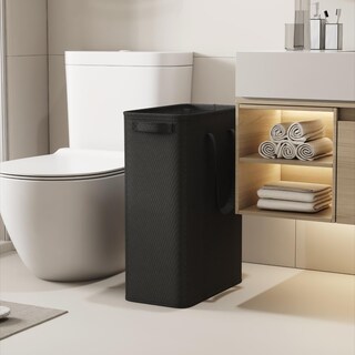 Foto 7 | Cesto De Ropa Lifewit, 50 L, 2 Unidades, Delgado, Con Asas, Negro - Venta Internacional.
